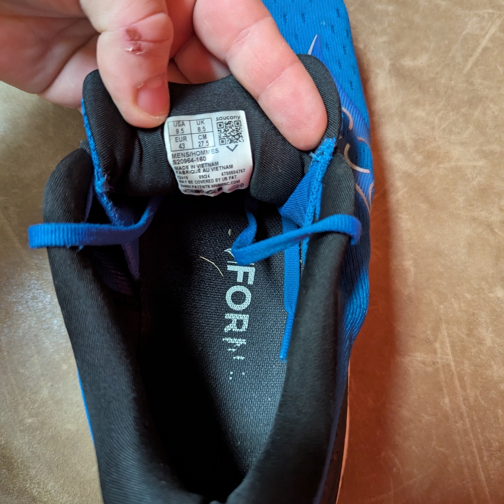 Saucony Blue Athletic Shoes - Picture 10 of 10